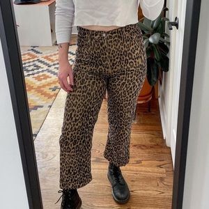 Levi’s leopard ribcage cords